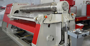 4 roll plate rolling machine from GMC