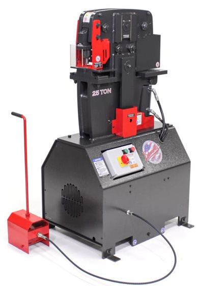 Edwards 25 ton Punching machine angled photo