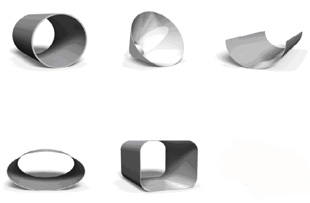 Picture of the different shapes you can roll